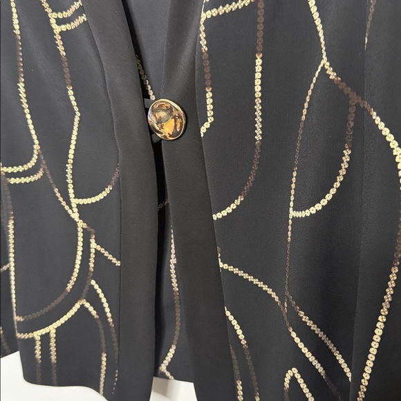 NWOT Joseph Ribkoff 2pc twin set ornate abstract pattern jacket tank sz 12 - Picture 7 of 13